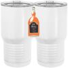20 oz. Tall Stainless Steel Vacuum Insulated Tumbler White Thumbnail