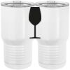 20 oz. Tall Stainless Steel Vacuum Insulated Tumbler White Thumbnail