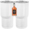 20 oz. Tall Stainless Steel Vacuum Insulated Tumbler White Thumbnail