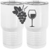 20 oz. Tall Stainless Steel Vacuum Insulated Tumbler White Thumbnail