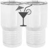 20 oz. Tall Stainless Steel Vacuum Insulated Tumbler White Thumbnail
