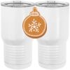 20 oz. Tall Stainless Steel Vacuum Insulated Tumbler White Thumbnail