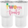 20 oz. Tall Stainless Steel Vacuum Insulated Tumbler White Thumbnail