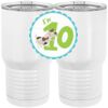 20 oz. Tall Stainless Steel Vacuum Insulated Tumbler White Thumbnail