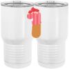 20 oz. Tall Stainless Steel Vacuum Insulated Tumbler White Thumbnail