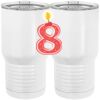20 oz. Tall Stainless Steel Vacuum Insulated Tumbler White Thumbnail