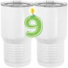 20 oz. Tall Stainless Steel Vacuum Insulated Tumbler White Thumbnail