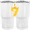 20 oz. Tall Stainless Steel Vacuum Insulated Tumbler White Thumbnail