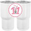 20 oz. Tall Stainless Steel Vacuum Insulated Tumbler White Thumbnail