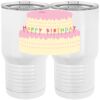 20 oz. Tall Stainless Steel Vacuum Insulated Tumbler White Thumbnail