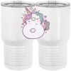 20 oz. Tall Stainless Steel Vacuum Insulated Tumbler White Thumbnail