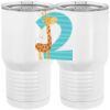20 oz. Tall Stainless Steel Vacuum Insulated Tumbler White Thumbnail