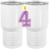 20 oz. Tall Stainless Steel Vacuum Insulated Tumbler White Thumbnail