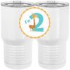 20 oz. Tall Stainless Steel Vacuum Insulated Tumbler White Thumbnail