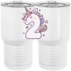 20 oz. Tall Stainless Steel Vacuum Insulated Tumbler White Thumbnail
