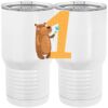 20 oz. Tall Stainless Steel Vacuum Insulated Tumbler White Thumbnail