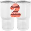 20 oz. Tall Stainless Steel Vacuum Insulated Tumbler White Thumbnail
