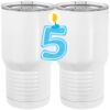 20 oz. Tall Stainless Steel Vacuum Insulated Tumbler White Thumbnail