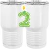 20 oz. Tall Stainless Steel Vacuum Insulated Tumbler White Thumbnail