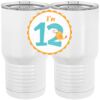 20 oz. Tall Stainless Steel Vacuum Insulated Tumbler White Thumbnail