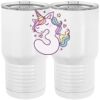 20 oz. Tall Stainless Steel Vacuum Insulated Tumbler White Thumbnail