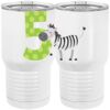 20 oz. Tall Stainless Steel Vacuum Insulated Tumbler White Thumbnail