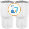 20 oz. Tall Stainless Steel Vacuum Insulated Tumbler White Thumbnail