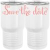 20 oz. Tall Stainless Steel Vacuum Insulated Tumbler White Thumbnail