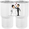 20 oz. Tall Stainless Steel Vacuum Insulated Tumbler White Thumbnail