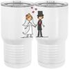 20 oz. Tall Stainless Steel Vacuum Insulated Tumbler White Thumbnail