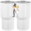 20 oz. Tall Stainless Steel Vacuum Insulated Tumbler White Thumbnail