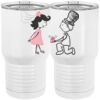 20 oz. Tall Stainless Steel Vacuum Insulated Tumbler White Thumbnail