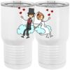20 oz. Tall Stainless Steel Vacuum Insulated Tumbler White Thumbnail