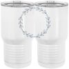 20 oz. Tall Stainless Steel Vacuum Insulated Tumbler White Thumbnail