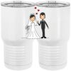 20 oz. Tall Stainless Steel Vacuum Insulated Tumbler White Thumbnail