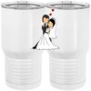 20 oz. Tall Stainless Steel Vacuum Insulated Tumbler White Thumbnail