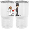20 oz. Tall Stainless Steel Vacuum Insulated Tumbler White Thumbnail