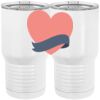 20 oz. Tall Stainless Steel Vacuum Insulated Tumbler White Thumbnail