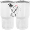 20 oz. Tall Stainless Steel Vacuum Insulated Tumbler White Thumbnail