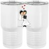 20 oz. Tall Stainless Steel Vacuum Insulated Tumbler White Thumbnail