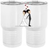 20 oz. Tall Stainless Steel Vacuum Insulated Tumbler White Thumbnail