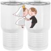 20 oz. Tall Stainless Steel Vacuum Insulated Tumbler White Thumbnail