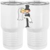 20 oz. Tall Stainless Steel Vacuum Insulated Tumbler White Thumbnail