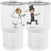 20 oz. Tall Stainless Steel Vacuum Insulated Tumbler White Thumbnail