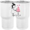 20 oz. Tall Stainless Steel Vacuum Insulated Tumbler White Thumbnail