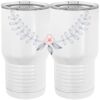 20 oz. Tall Stainless Steel Vacuum Insulated Tumbler White Thumbnail