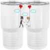 20 oz. Tall Stainless Steel Vacuum Insulated Tumbler White Thumbnail