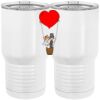 20 oz. Tall Stainless Steel Vacuum Insulated Tumbler White Thumbnail