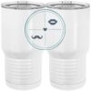 20 oz. Tall Stainless Steel Vacuum Insulated Tumbler White Thumbnail