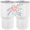 20 oz. Tall Stainless Steel Vacuum Insulated Tumbler White Thumbnail